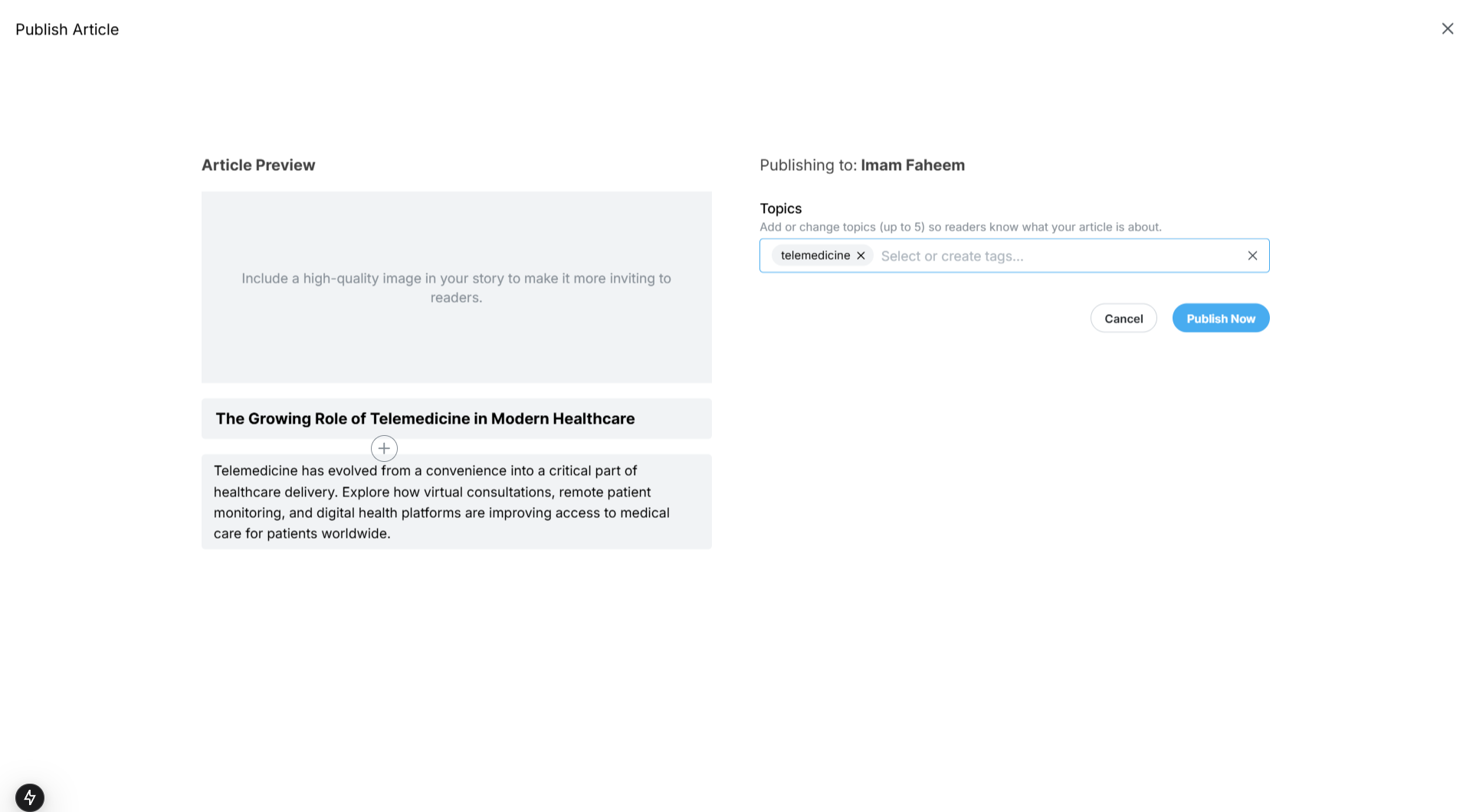 Medpost — tag selection